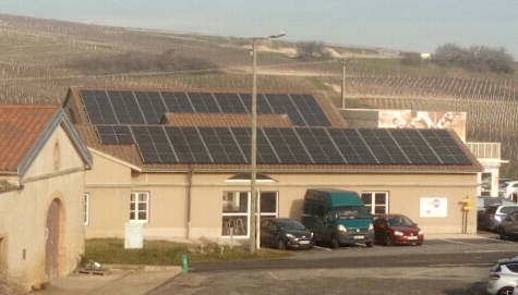 La centrale installée au Vinipole