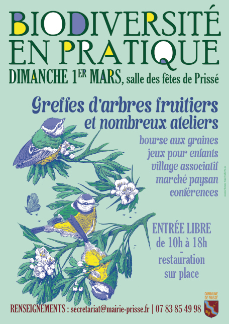 Journée BIODIVERSITE EN PRATIQUE 1er mars 2026 PRISSE